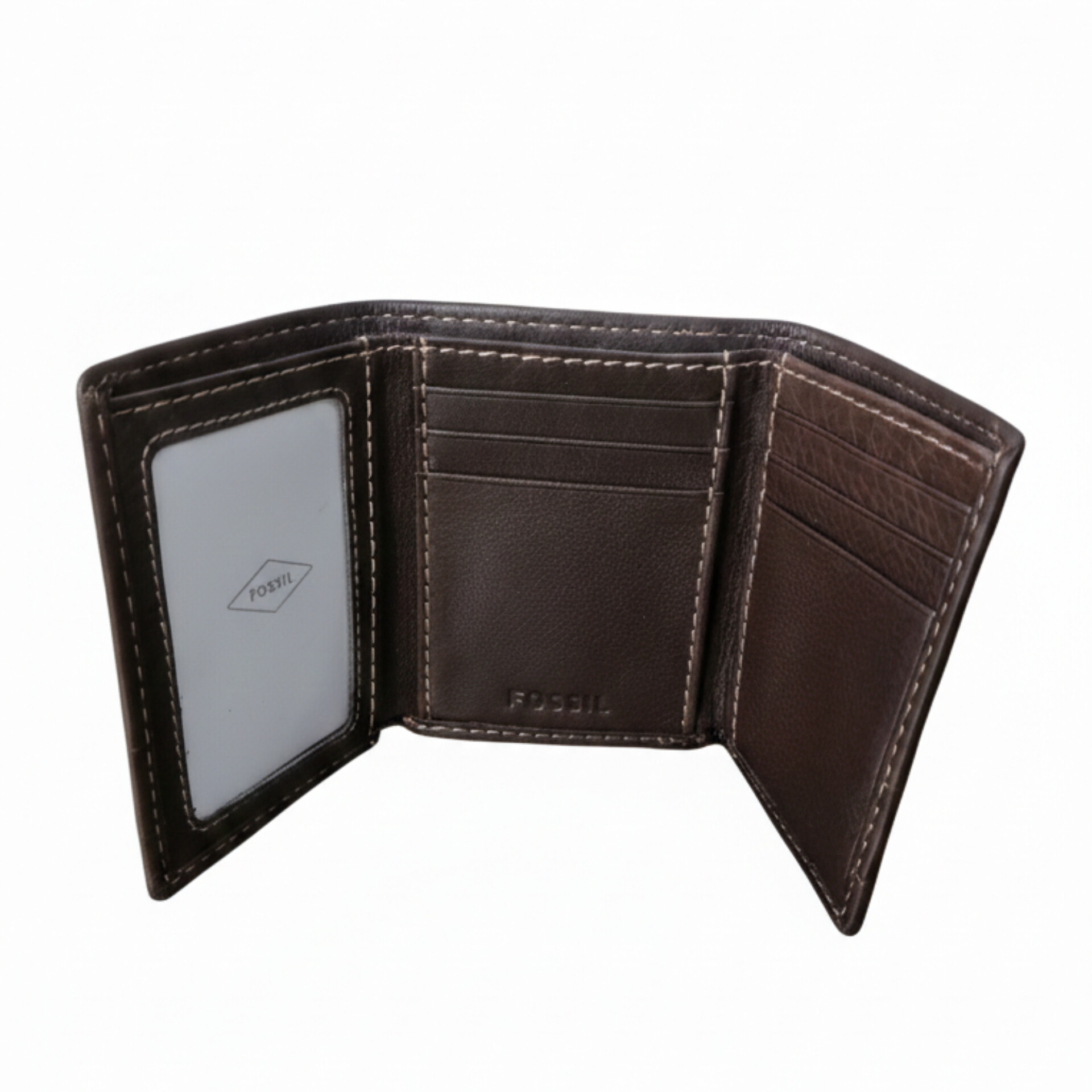 کیف پول مردانه فسیل مدل Lufkin Trifold