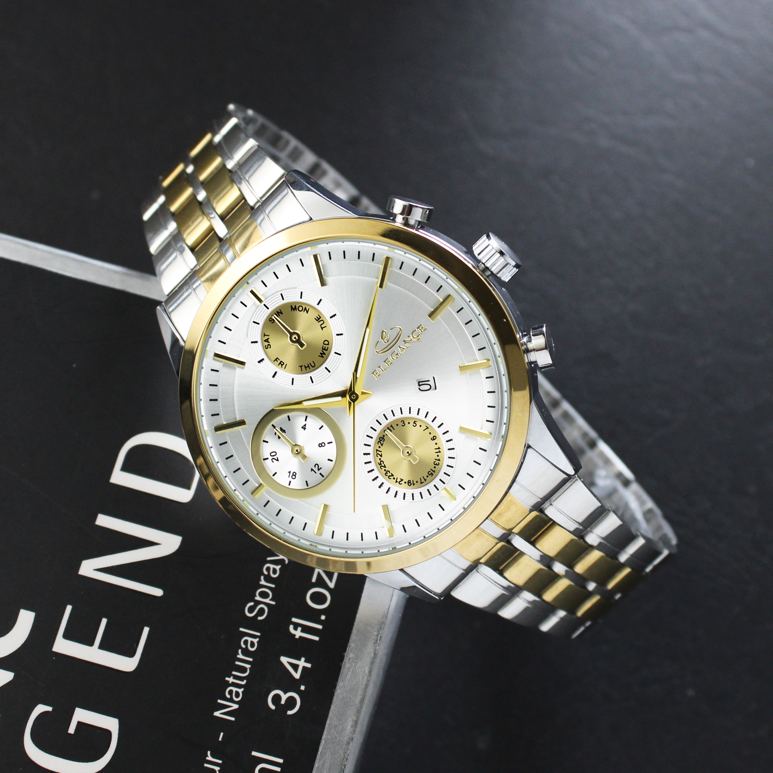 ساعت مچی عقربه‌ای کوارتز مردانه الگانس مدل EMDOSJ3564