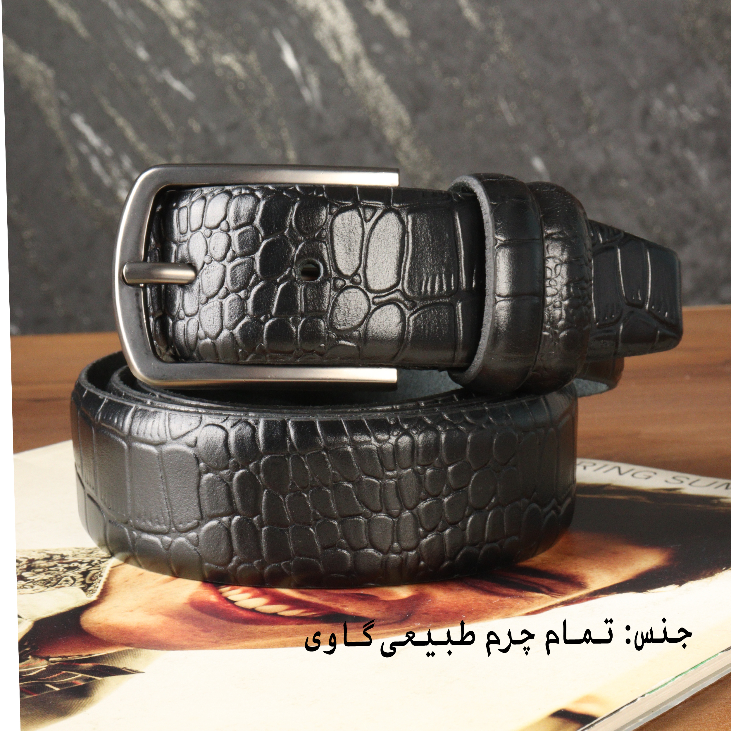 کمربند مردانه بیورا مدل چرم طبیعی کد K065