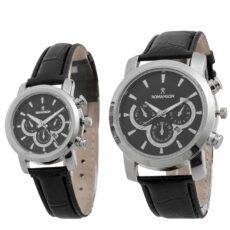 ست ساعت مچی عقربه ای زنانه و مردانه مدل Coco07