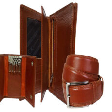 ست هدیه چرم زانکو کد 10-202