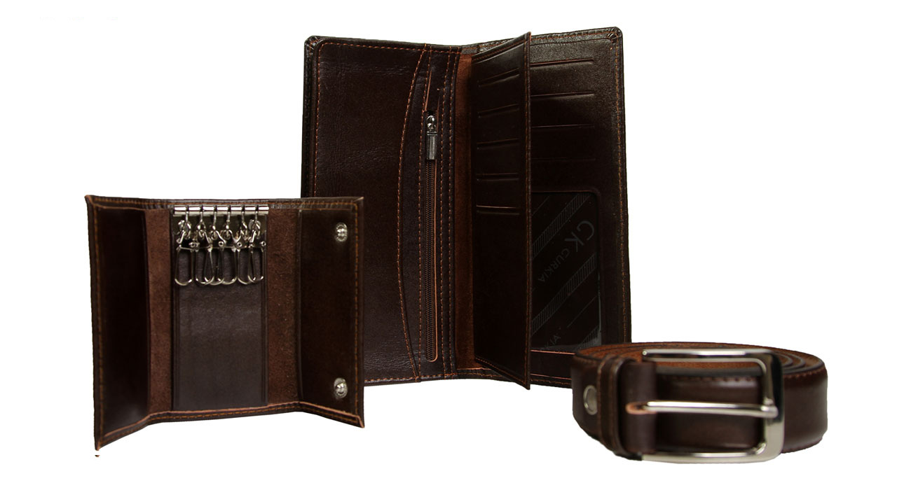 ست هدیه چرم زانکو کد 3040