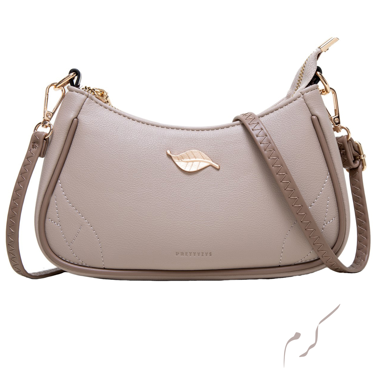 کیف دوشی زنانه پرتیزس مدل بند دار کد 2010040