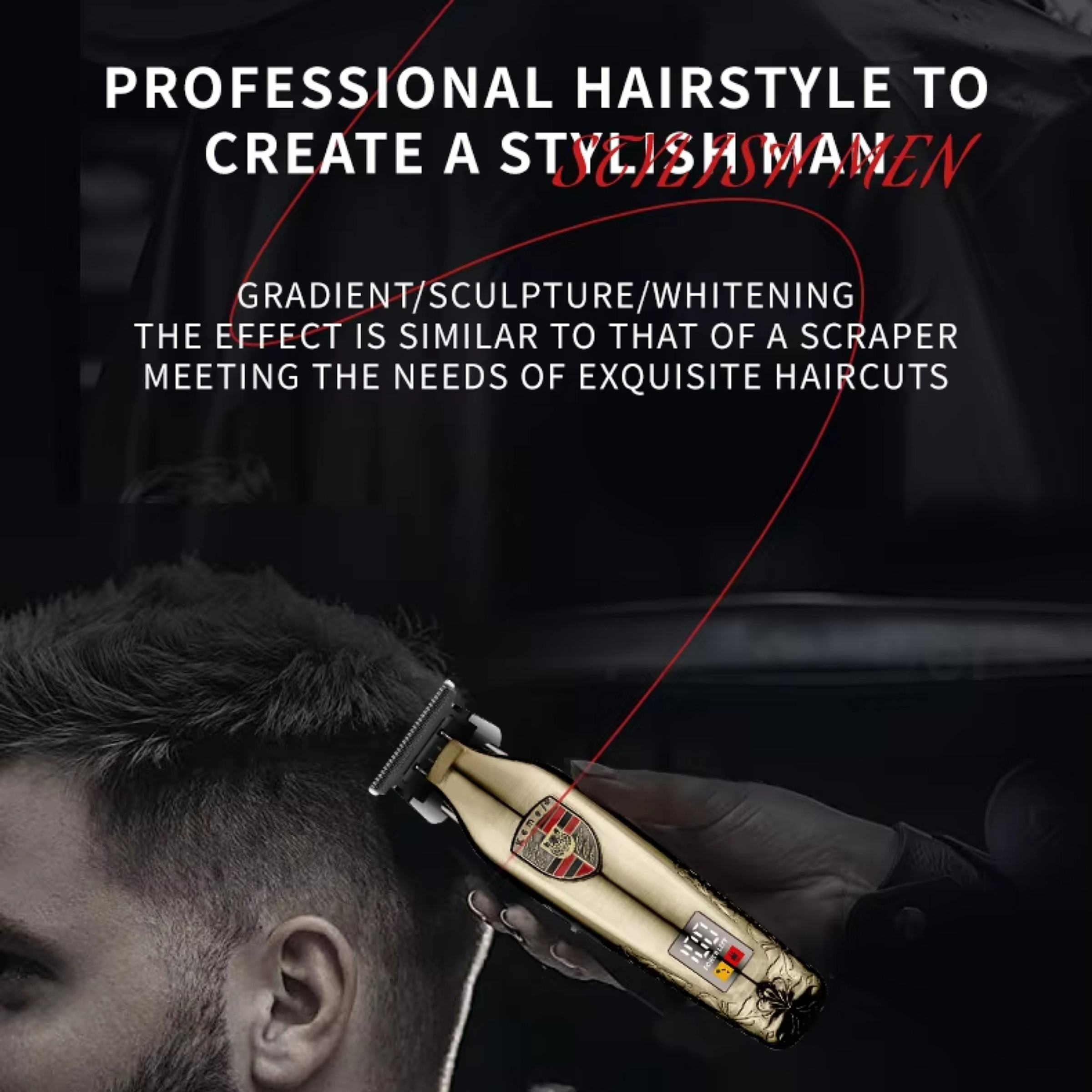 ماشین اصلاح موی سر و صورت کیمی مدل KM-2360 مجموعه 3 عددی