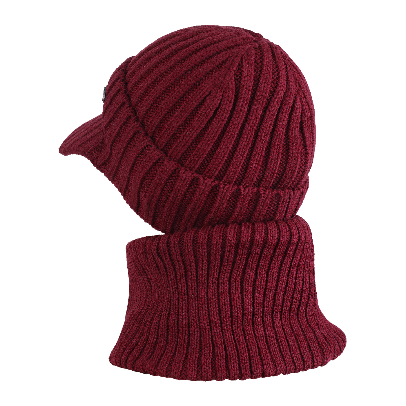 ست کلاه و شال گردن بافتنی مدل سام کد 527