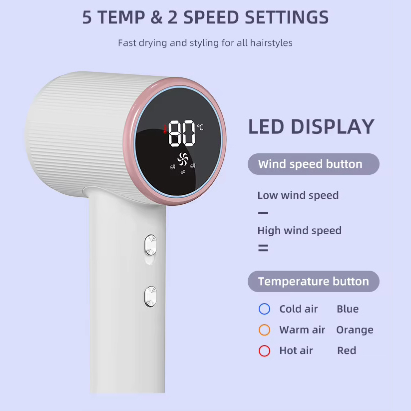 سشوار حرفه‌ای 1300 وات اینزا مدل SL-B365