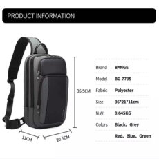 کیف کراس بادی مردانه بنج مدل 7795