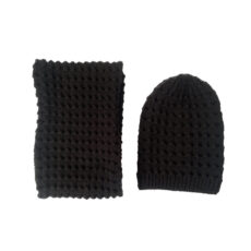 ست کلاه و شال گردن بافتنی کد 16565917