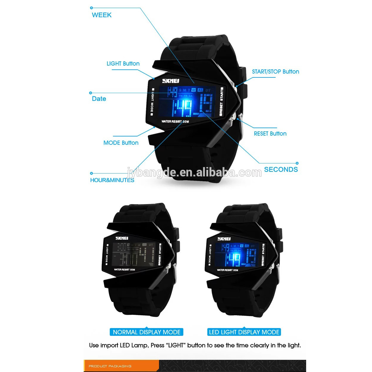 ساعت مچی دیجیتال مردانه اسکمی مدل 0817