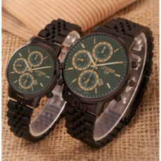 ست ساعت مچی عقربه ای زنانه و مردانه کد ip2