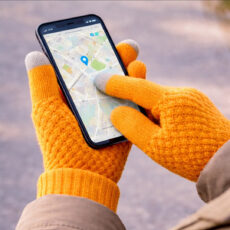 دستکش بافتنی مدل تاچ اسکرین دار کد 300009