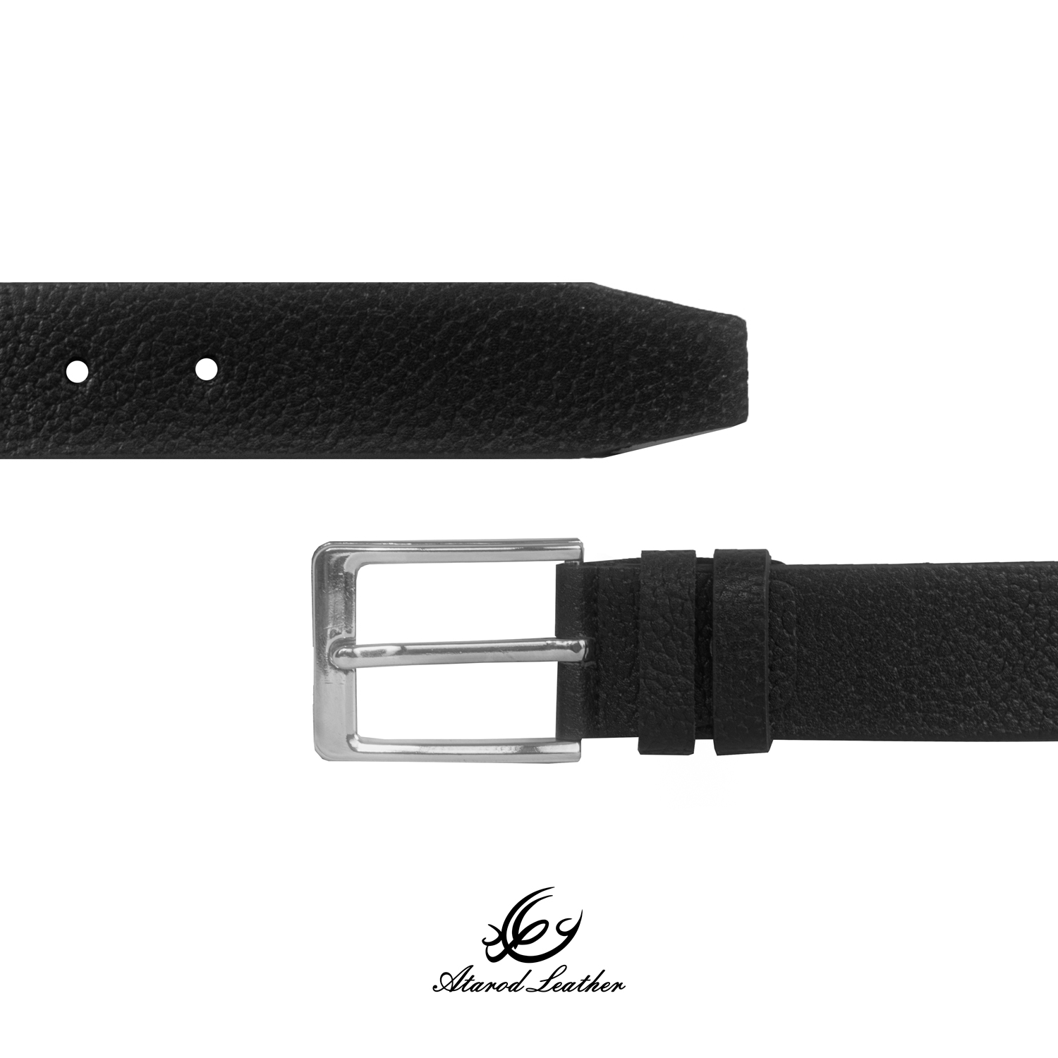 کمربند مردانه چرم عطارد مدل چرم طبیعی گاومیش کد B42