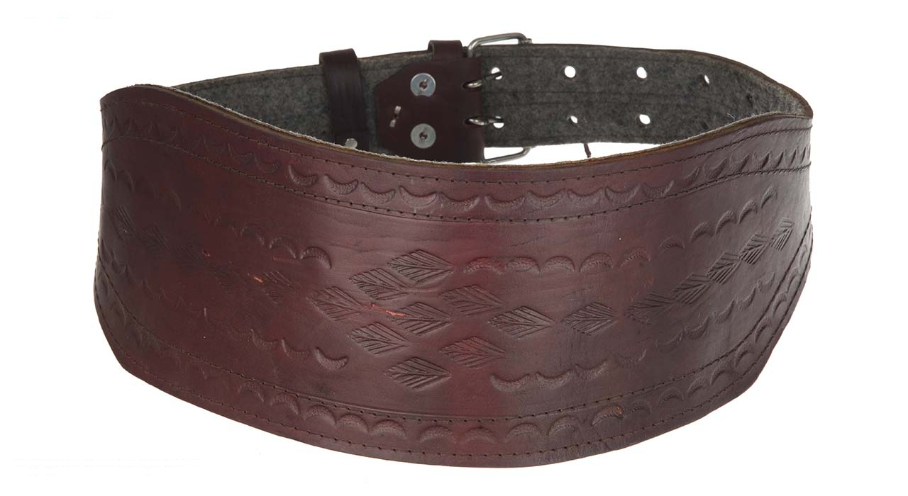 کمربند ورزشی چرم طبیعی مدل 01