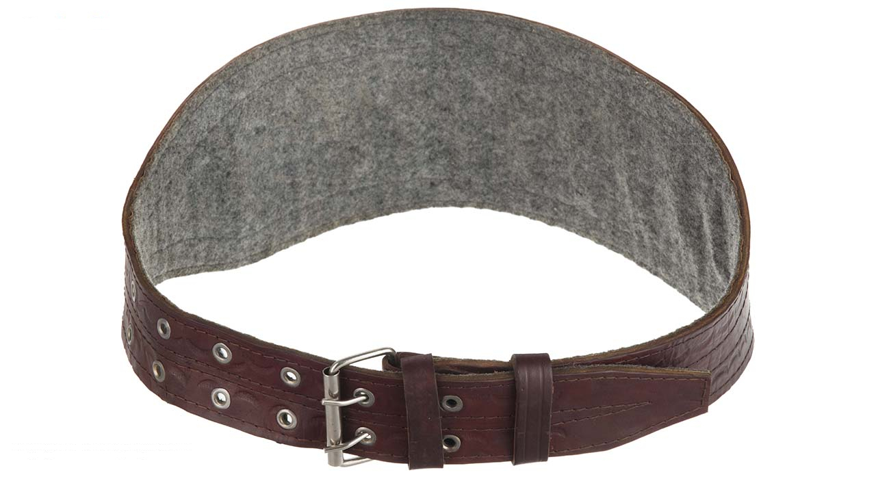 کمربند ورزشی چرم طبیعی مدل 01