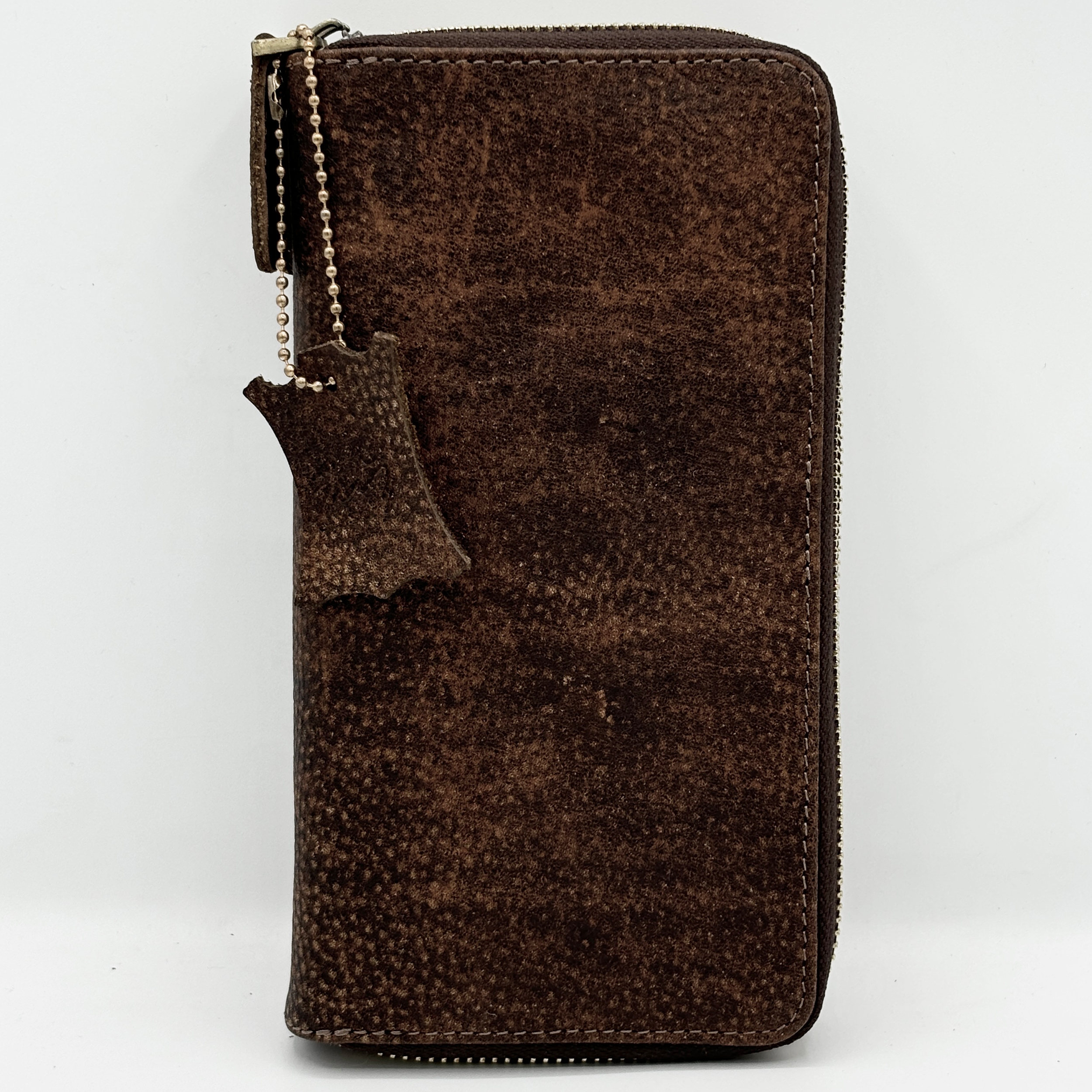 کیف پول چرم آسو مدل دو زیپ