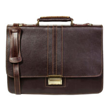کیف اداری مردانه چرم ناب مدل فلوتر کدE12-12