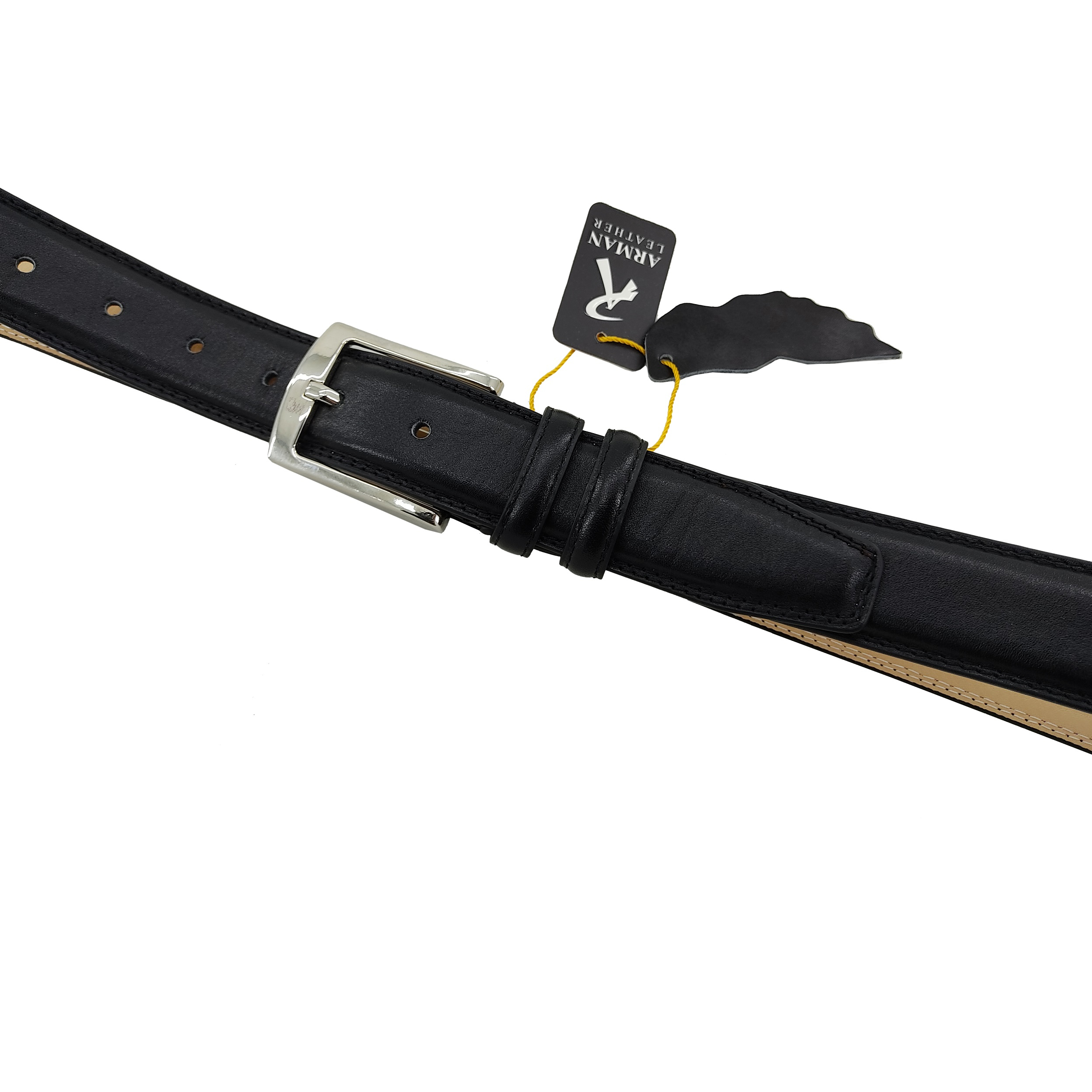 کمربند مردانه چرم آرمان مدل 207