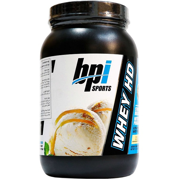 پودر پروتئین وی اچ دی با طعم وانیل کارامل بی پی ای - 777 گرم