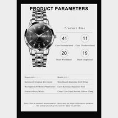 ست ساعت مچی عقربهای زنانه و مردانه مدل کوارتز کلاسیک بند استیل طرح تراش الماسی کد C2.6