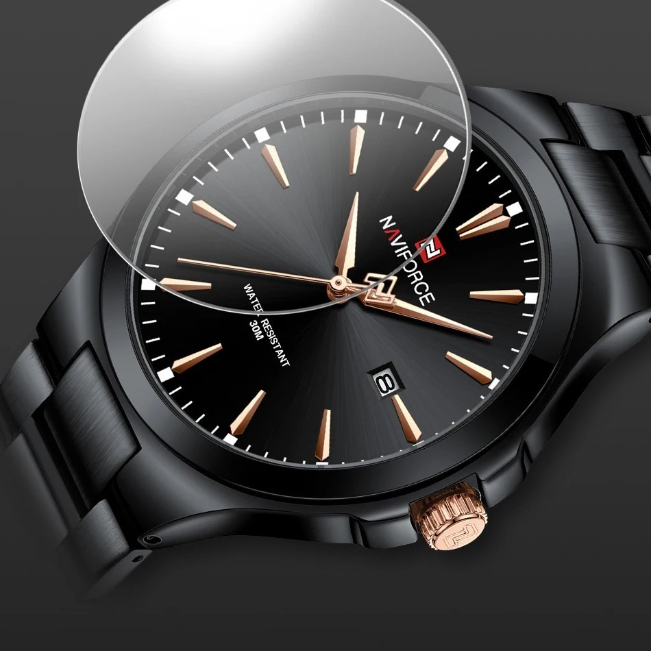 ساعت مچی عقربه‌ای مردانه نیوی فورس مدل NF9214BB