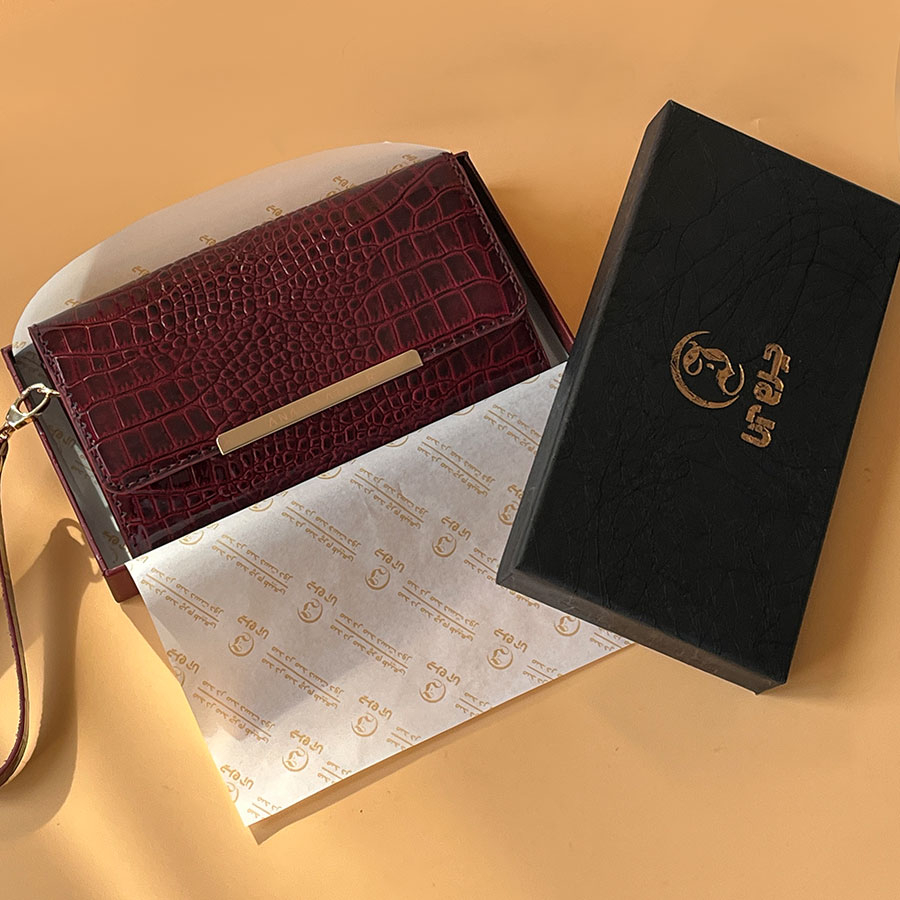 کیف مجلسی زنانه خانه چرم آنا مدل 30324