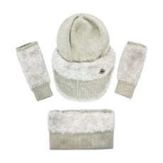 ست کلاه و شال گردن و ساق دست مدل سام524