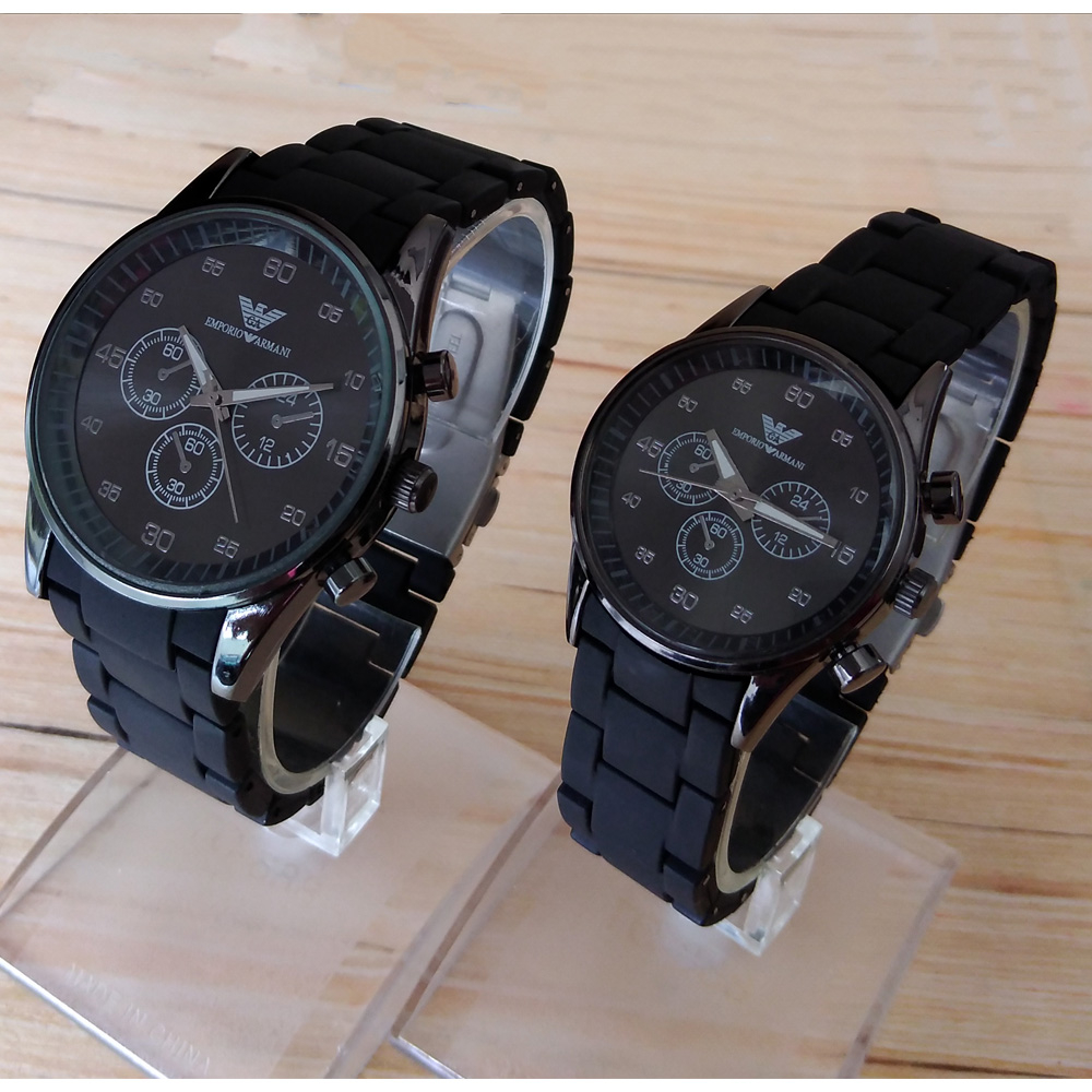 ست ساعت مچی عقربه ای زنانه و مردانه مدل 204