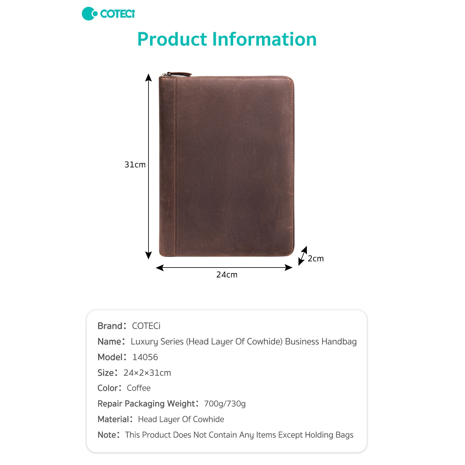 کیف دستی مردانه کوتتسی مدل 14056