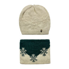 ست کلاه و شال گردن مدل بافتنی سام545