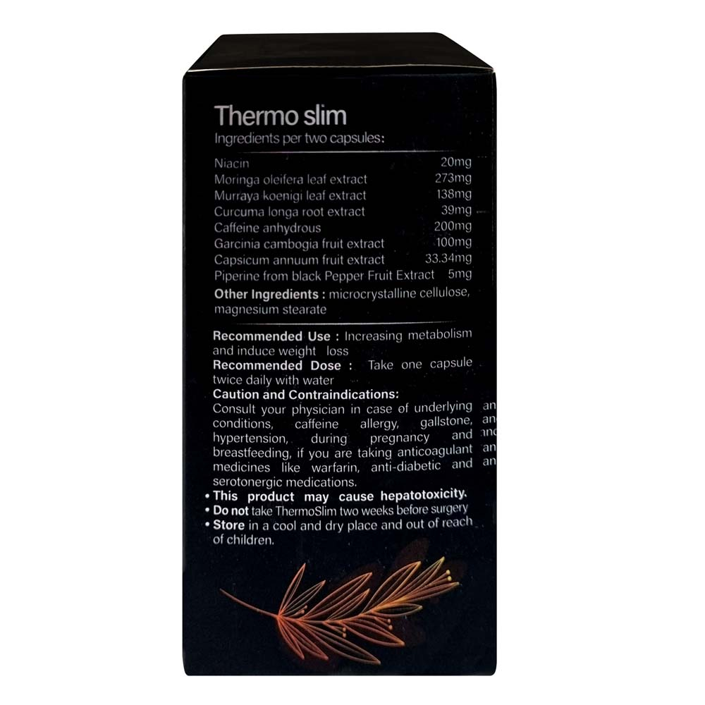 کپسول ترمو اسلیم آمیتیس نیک دارو بسته 60 عددی