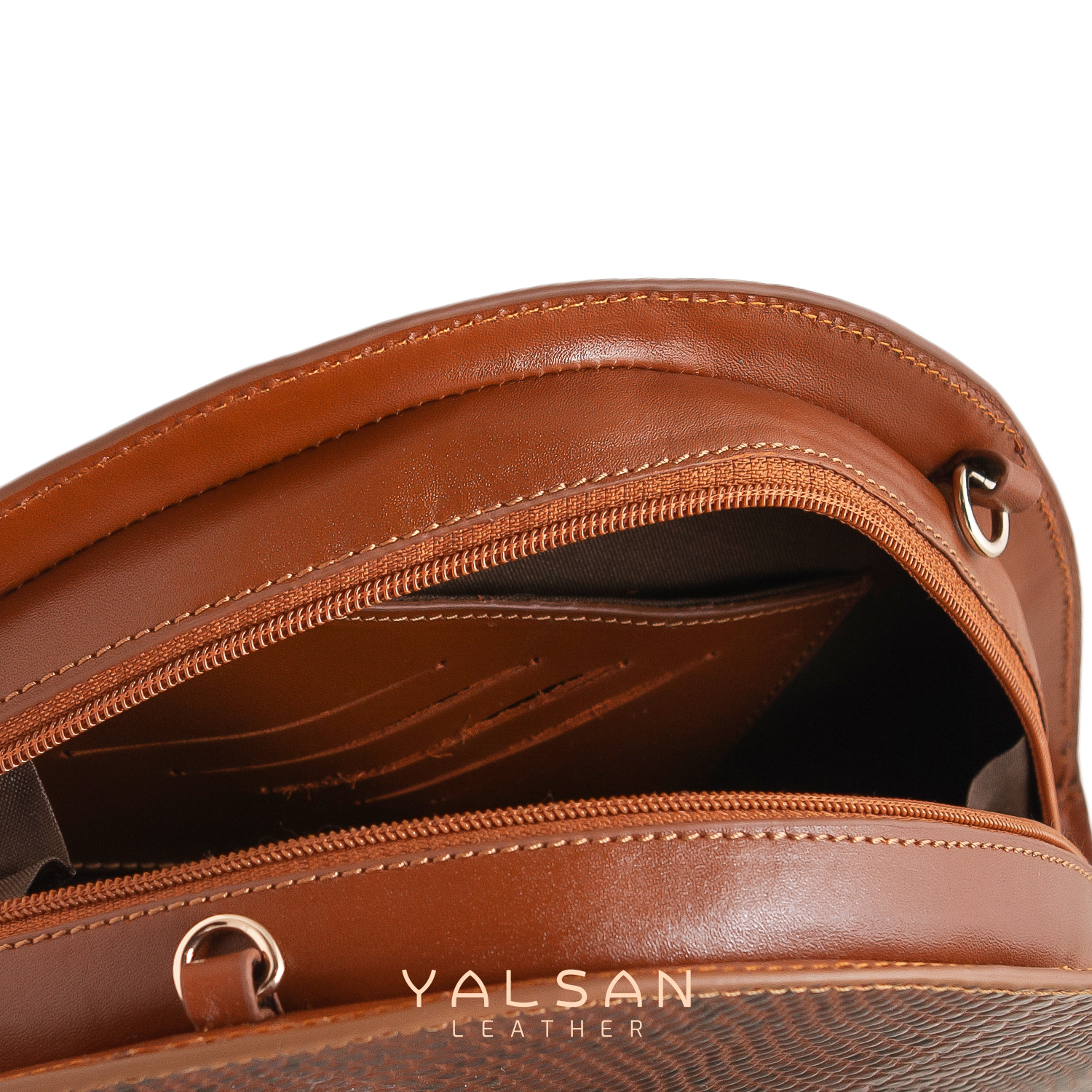 کیف رودوشی زنانه چرم یلسان مدل منیل کد 153-02-MRV