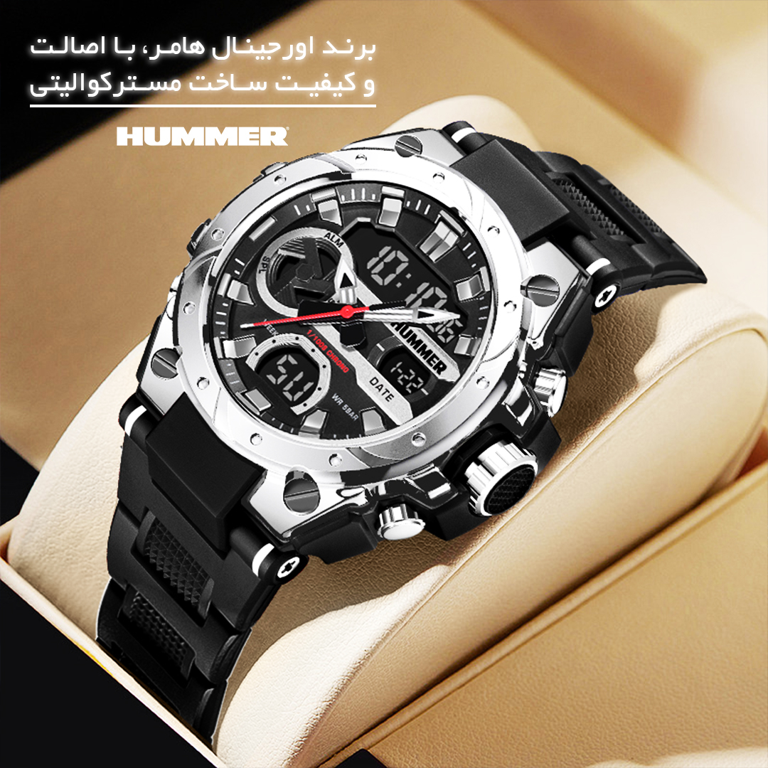 ساعت مچی عقربهای کوارتز مردانه هامر مدل HM1428-C1