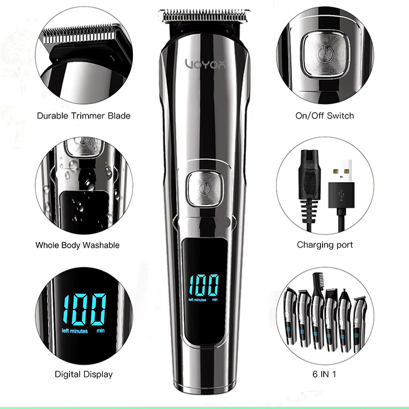 ماشین اصلاح موی سر و صورت شارژی وویور مدل FK-8688T