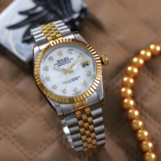 ساعت مچی عقربهای مردانه مدل دیت جاست نگینی ساده کد 026_sd