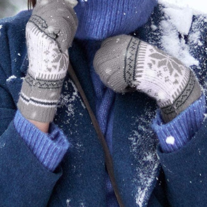 دستکش بافتنی مدل مونیژا