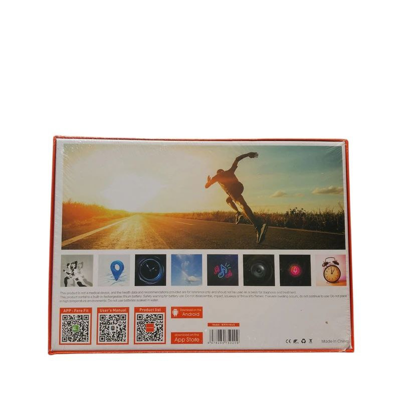 ساعت هوشمند 46میلی متری مدل KW55 MAX با بند سیلیکون و ایرپاد