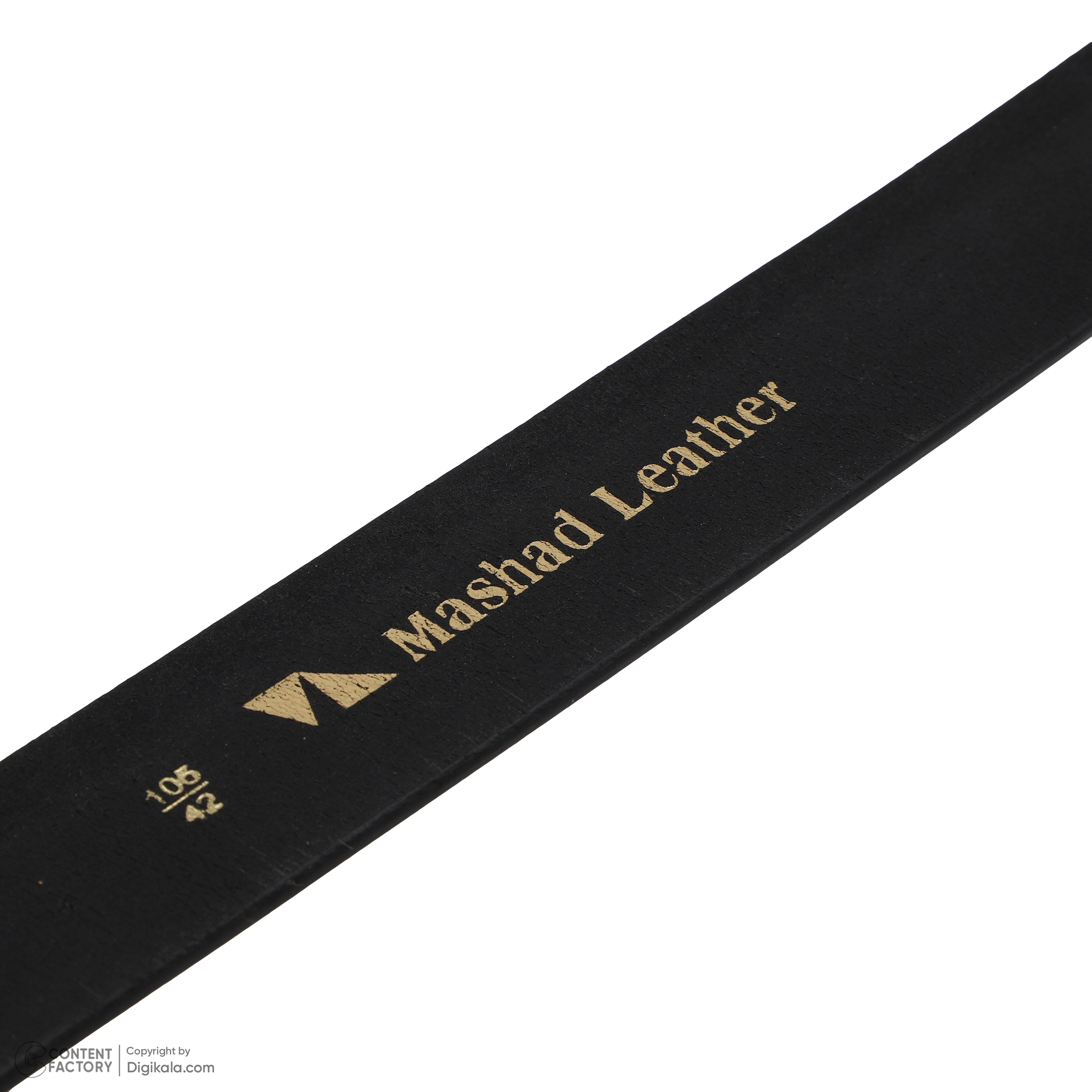 کمربند مردانه چرم مشهد مدل N6464-001