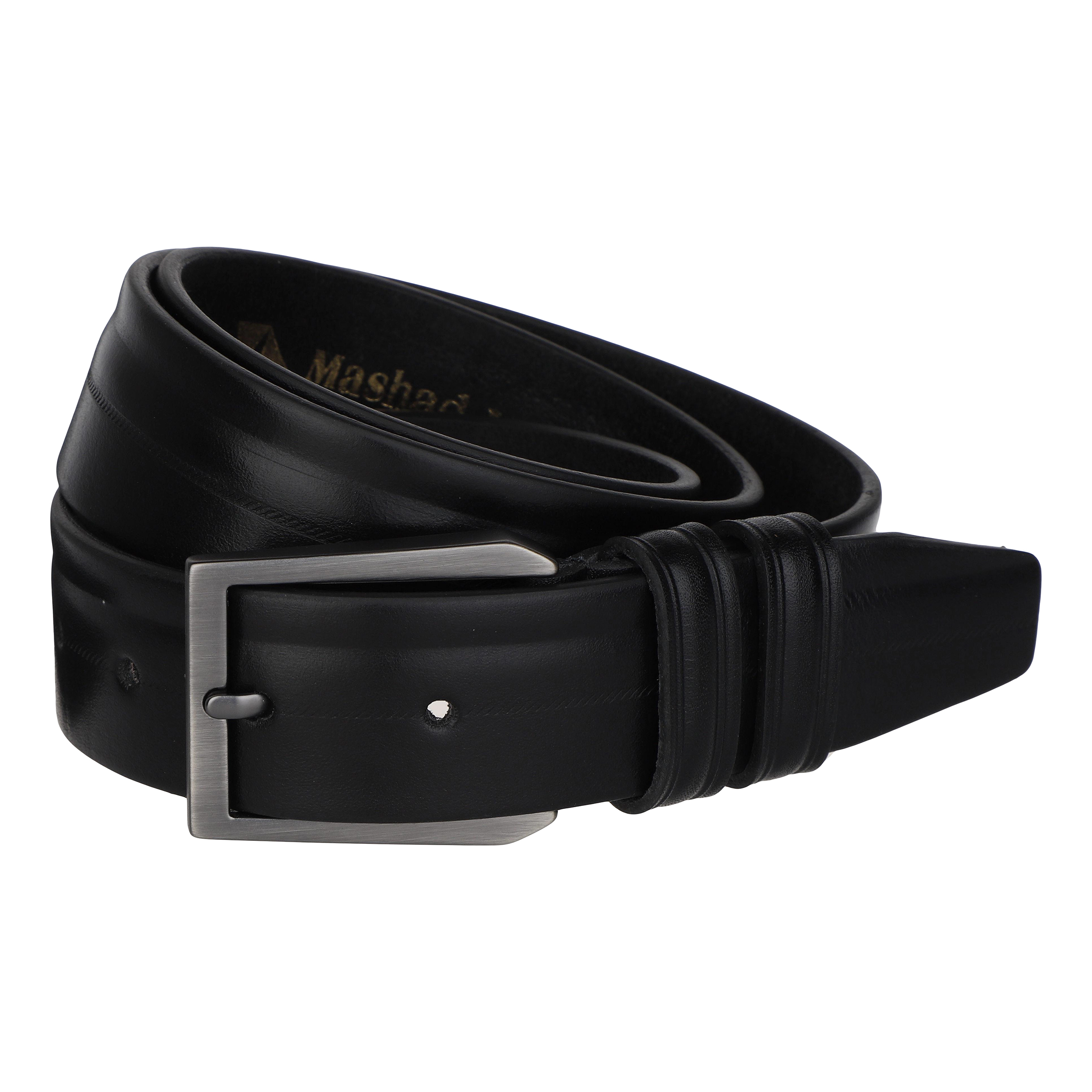 کمربند مردانه چرم مشهد مدل N6464-001