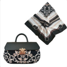 ست کیف و روسری زنانه مدل گالریا