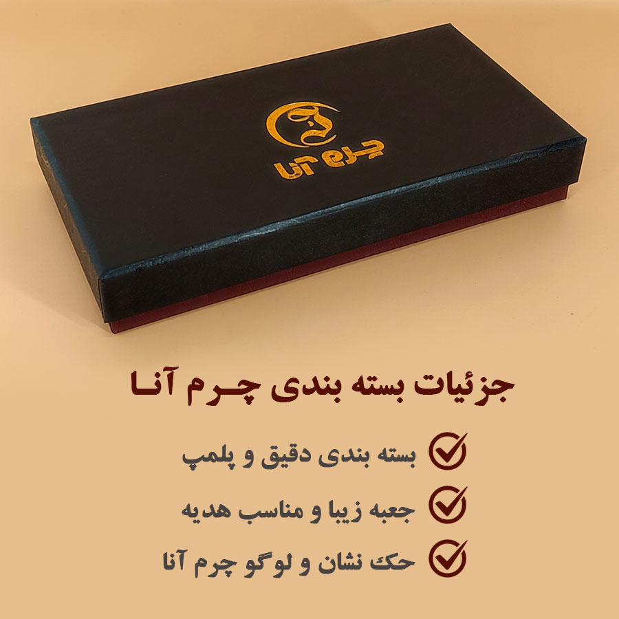 کیف پول مردانه خانه چرم آنا مدل 31155