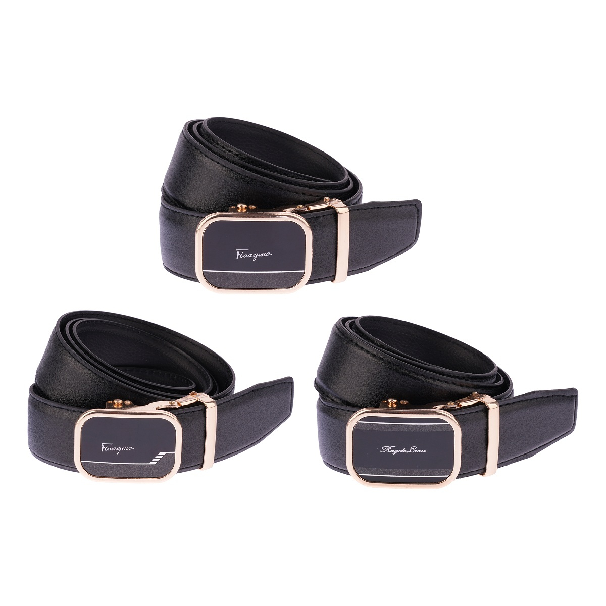 کمربند مردانه مدل ریلی MERI کد 167 بسته 3 عددی