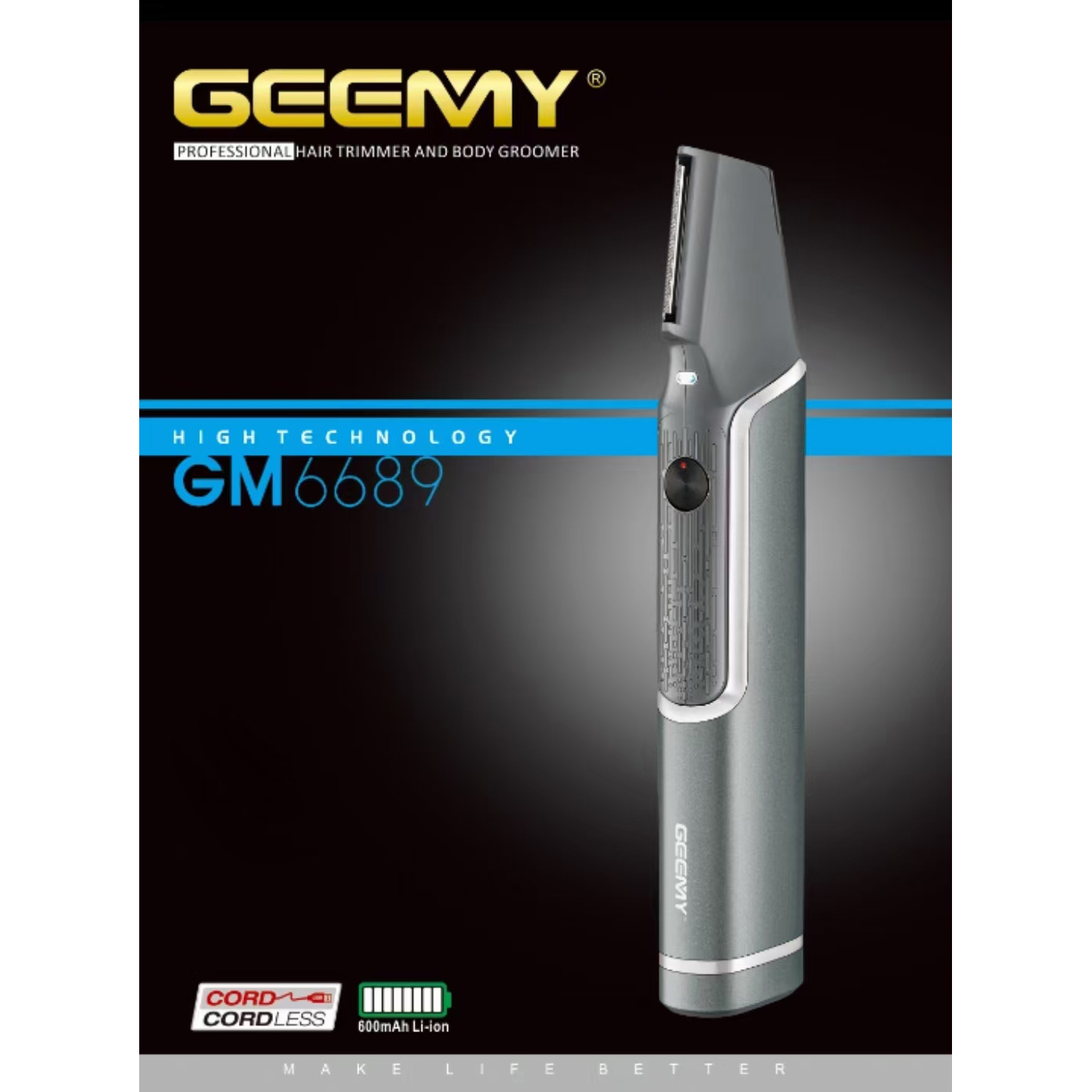 ماشین اصلاح موی بدن و صورت جیمی مدل 6689