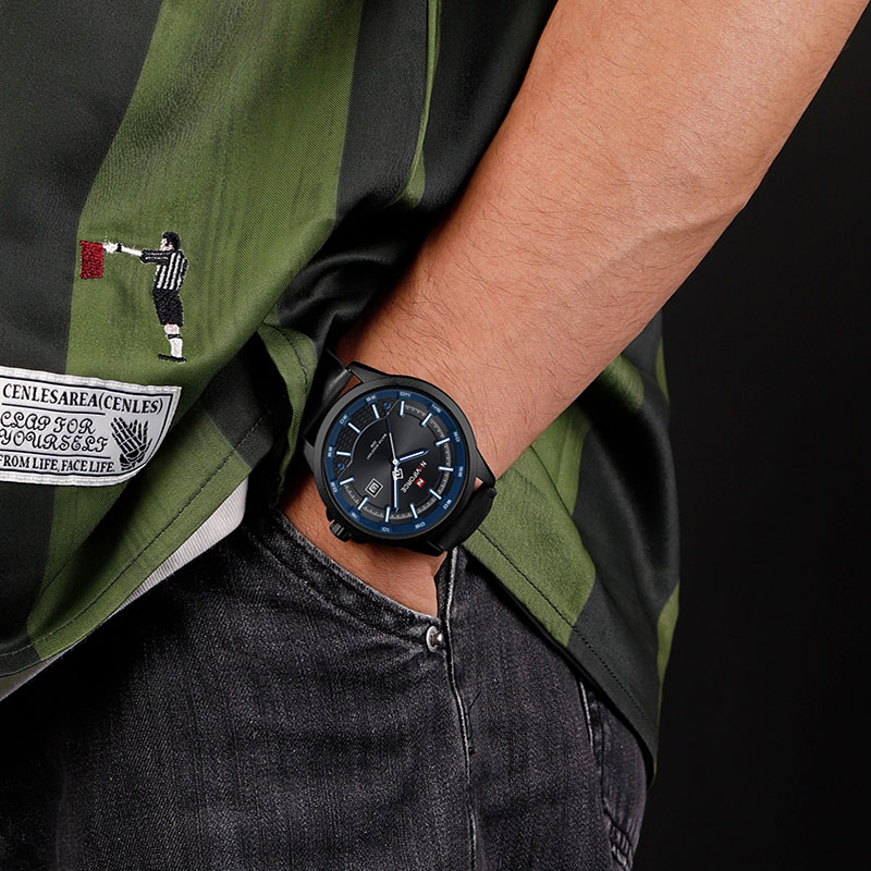 ساعت مچی عقربه‌ای کوارتز مردانه نیوی فورس مدل NF9248-B.BE.B