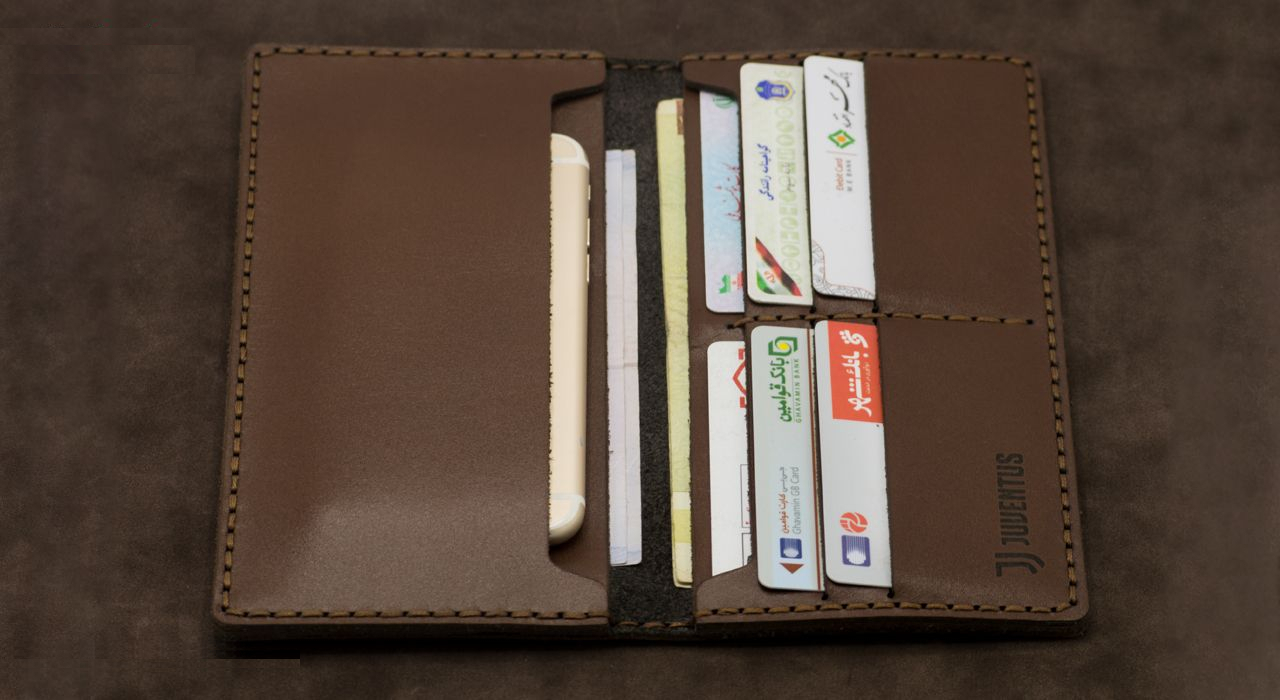 کیف پول چرمینه اسپرت طرح یوونتوس کد 4009