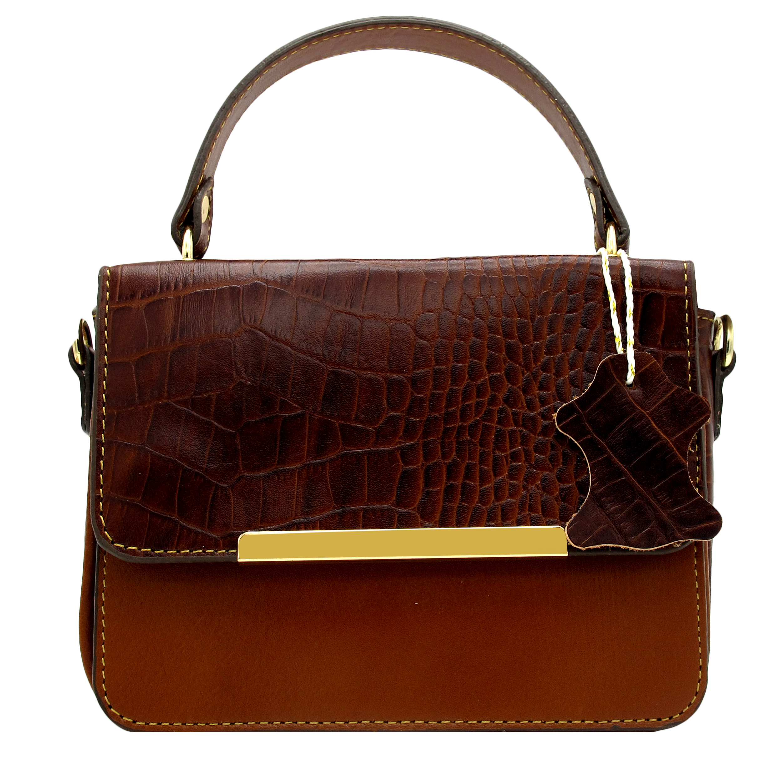 کیف دوشی زنانه مدل چرم طبیعی کد 140-C