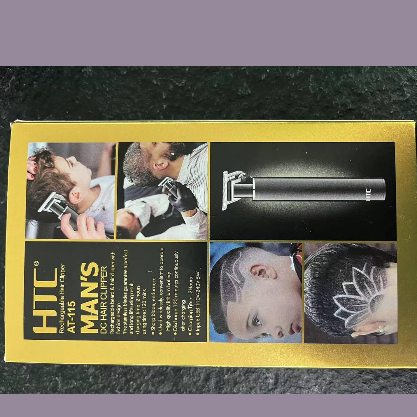 ماشین اصلاح موی بدن و صورت اچ تی سی مدل AT-115