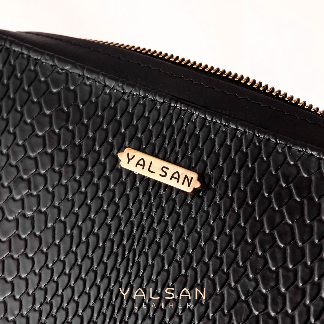 کیف پول چرم یلسان مدل غزال کد MRV-051-msk