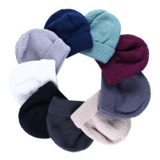 کلاه بافتنی سام مدل لبه برگرد داخل خز کد 530