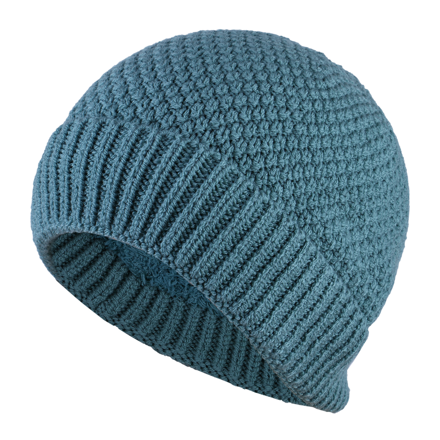 کلاه بافتنی سام مدل لبه برگرد داخل خز کد 530