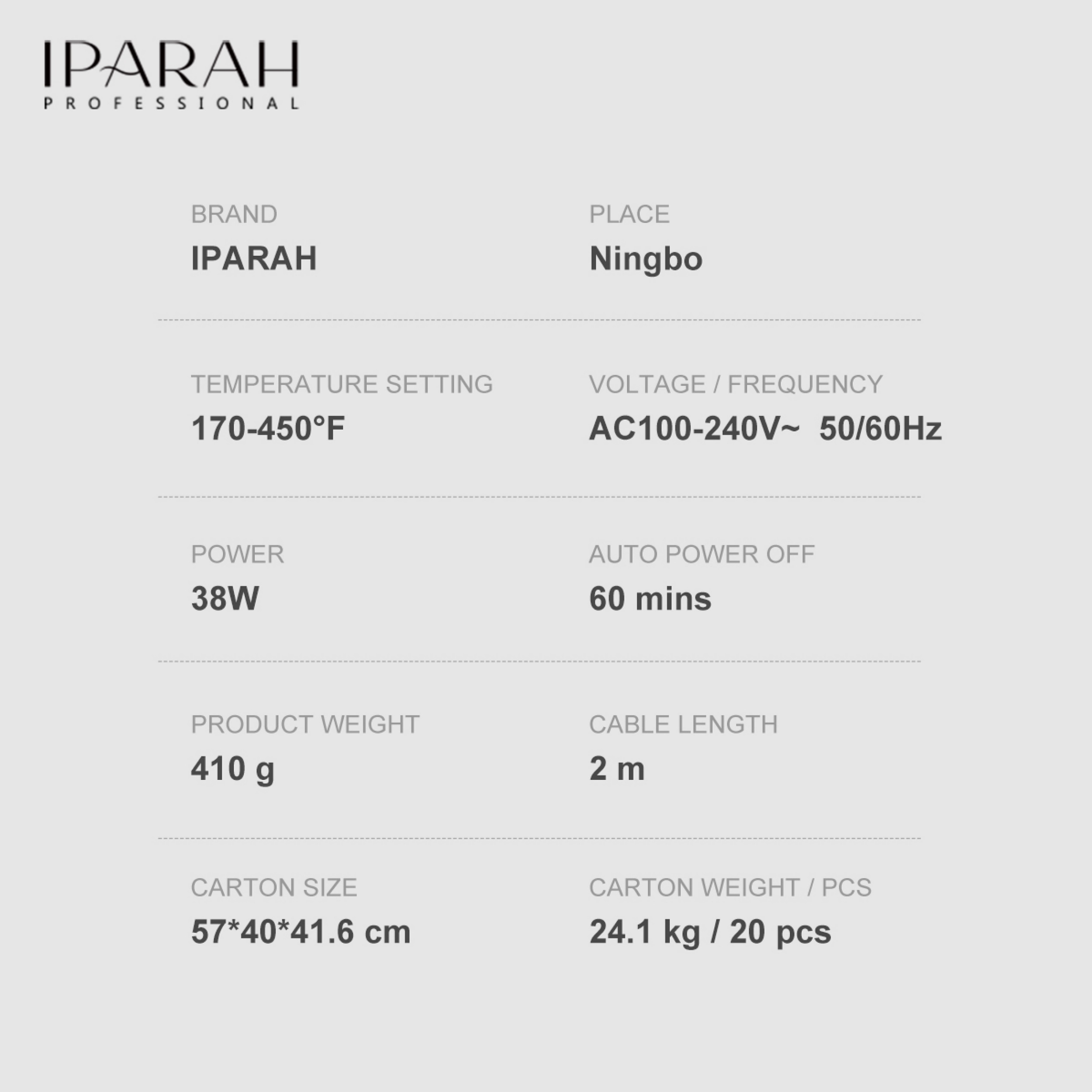 برس حرارتی ای پاراه مدل P-282B